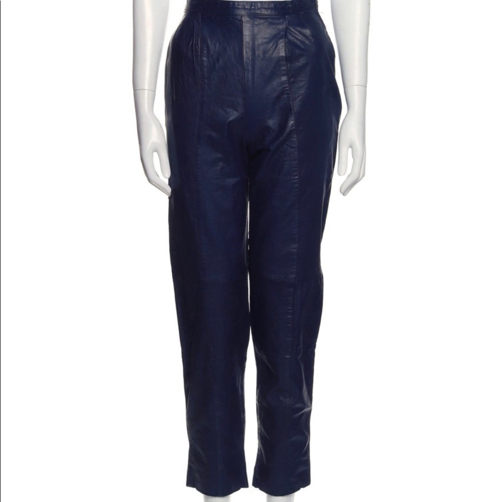 Authentic Vintage Christian Dior Leather Pants